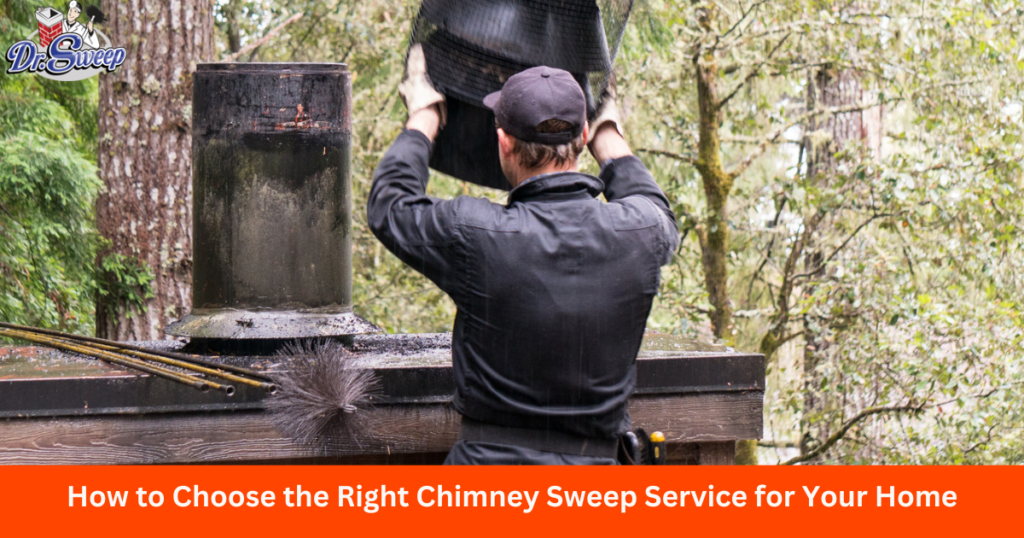 Dr. Sweep chimney sweep service you can trust.
