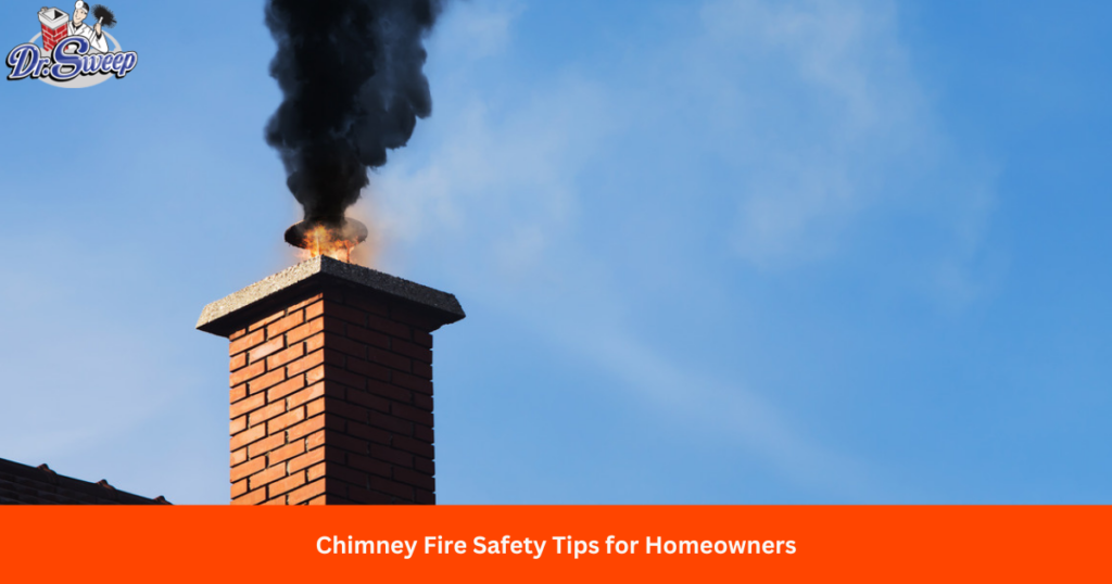 Safety tips for preventing chimney fire from Dr Sweep in Warren, MI.