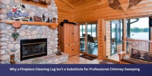 Dr Sweep explains the limitations of a fireplace cleaning log in chimney care.